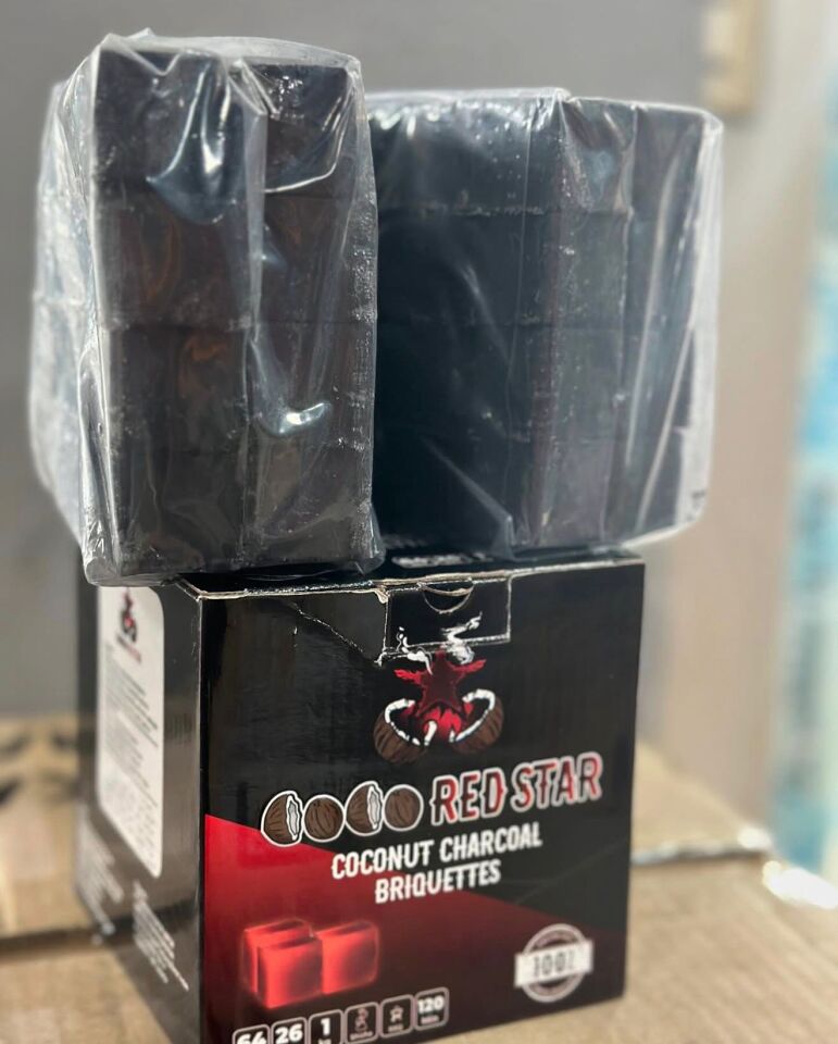 /26ER COCO RED STAR 1 KG NARGİLE KÖMÜRÜ