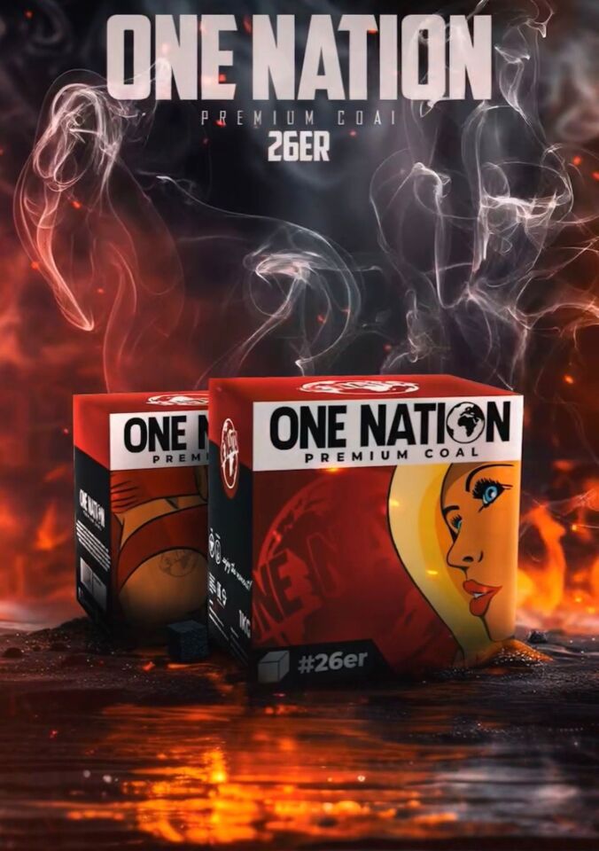 ONE NATION /26ER 1 KG NARGİLE KÖMÜRÜ