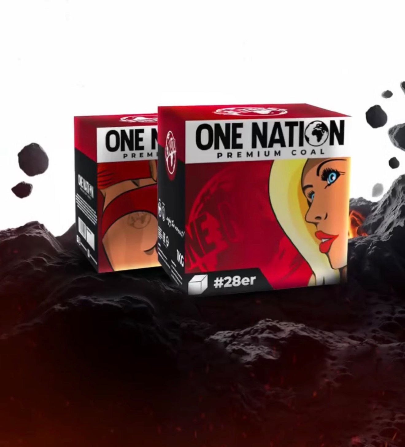 ONE NATION /28ER 1 KG NARGİLE KÖMÜRÜ
