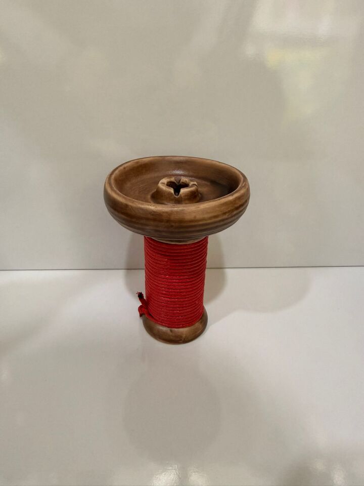 Kırmızı-Ahşap Nargile Lülesi