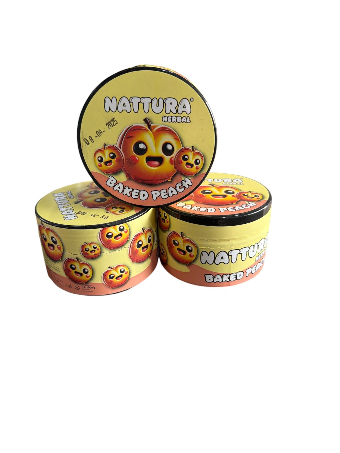 NATTURA HERBAL BAKED PEACH AROMALI NARGİLE TÜTÜNÜ 200 GR-NİKOTİNSİZ