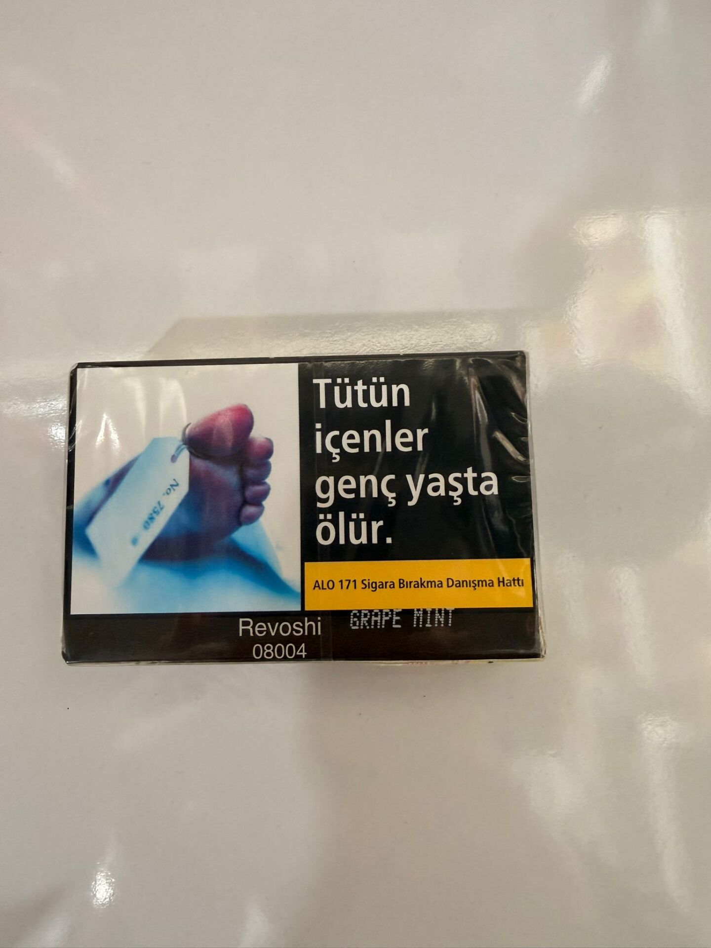 REVOSHİ GRAPE MİNT AROMALI NARGİLE TÜTÜNÜ 25 GR