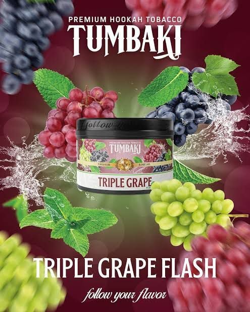 TUMBAKI TRIPLE GRAPE NARGİLE TÜTÜNÜ