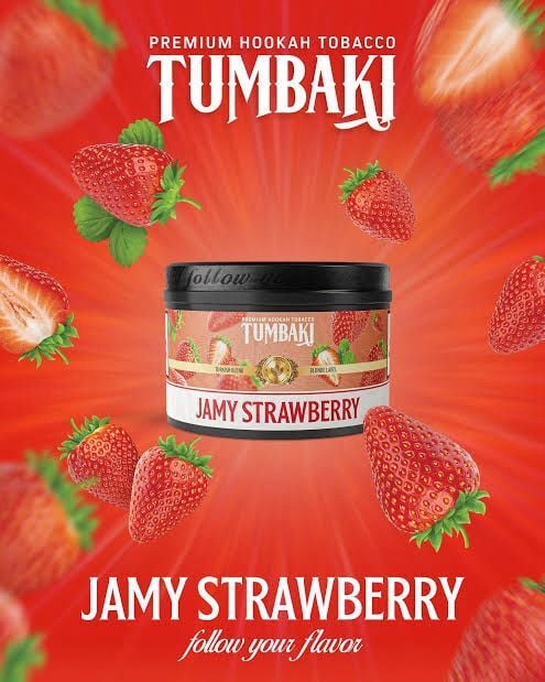 TUMBAKI JAMY STRAWBERRY NARGİLE TÜTÜNÜ