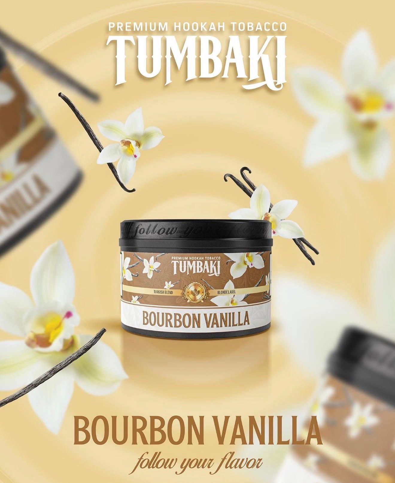 TUMBAKI BOURBON VANILLA NARGİLE TÜTÜNÜ