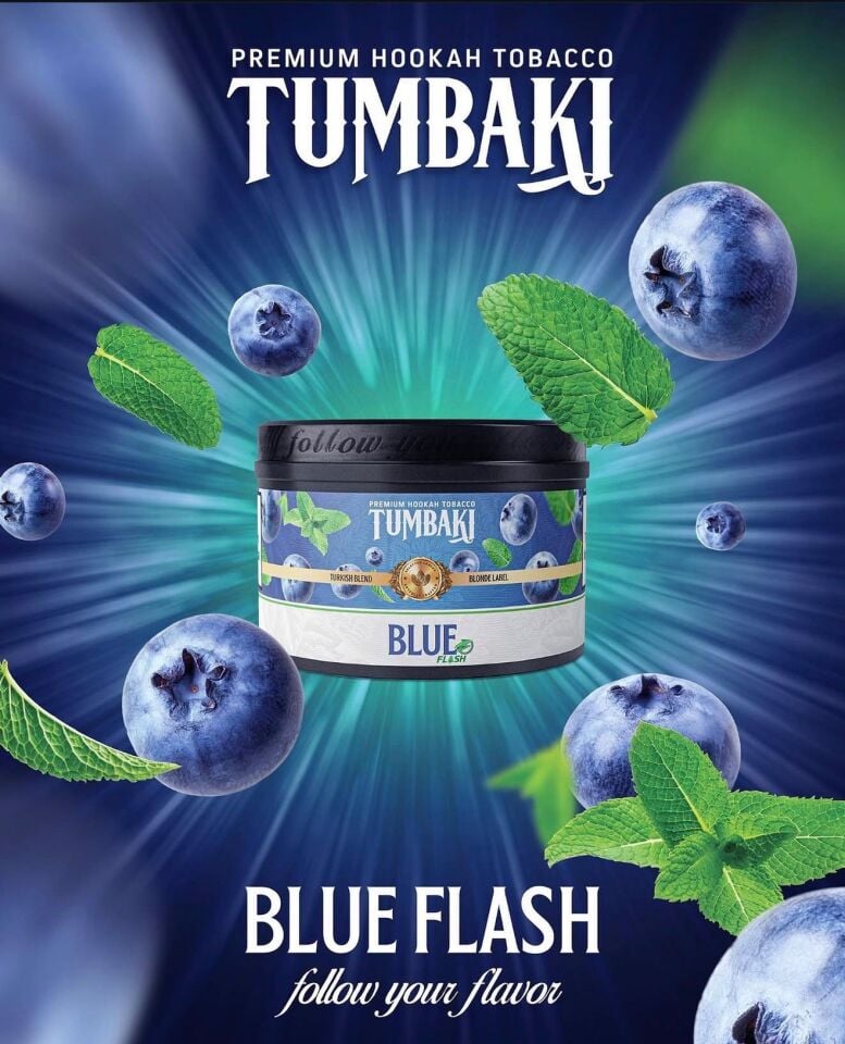 TUMBAKI BLUE FLASH NARGİLE TÜTÜNÜ