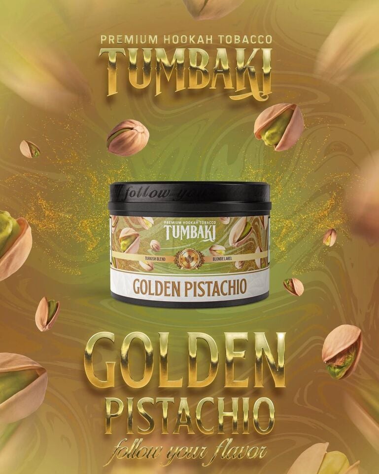 TUMBAKI GOLDEN PISTACHIO NARGİLE TÜTÜNÜ