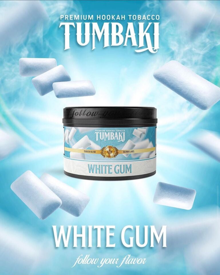 TUMBAKI WHITE GUM NARGİLE TÜTÜNÜ