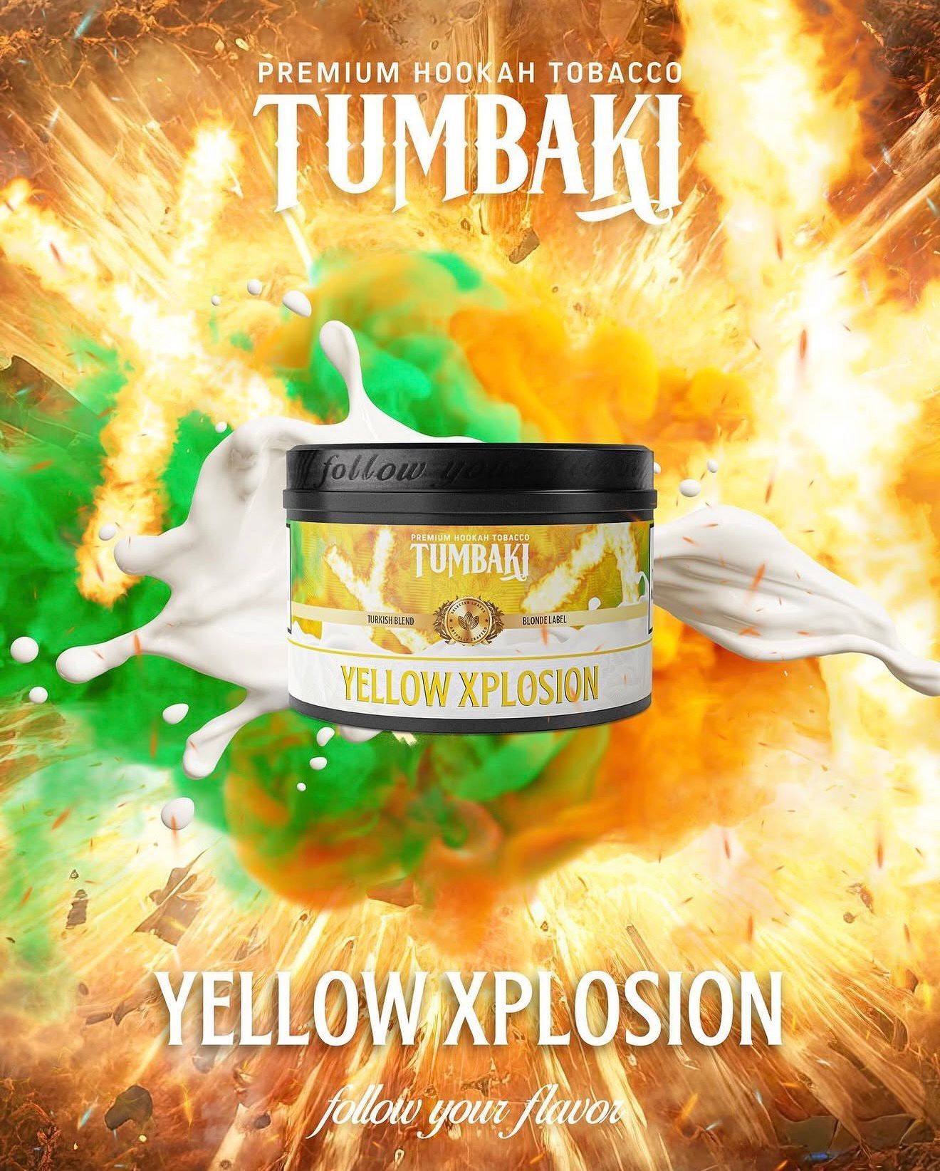 TUMBAKI YELLOW XPLOSION NARGİLE TÜTÜNÜ