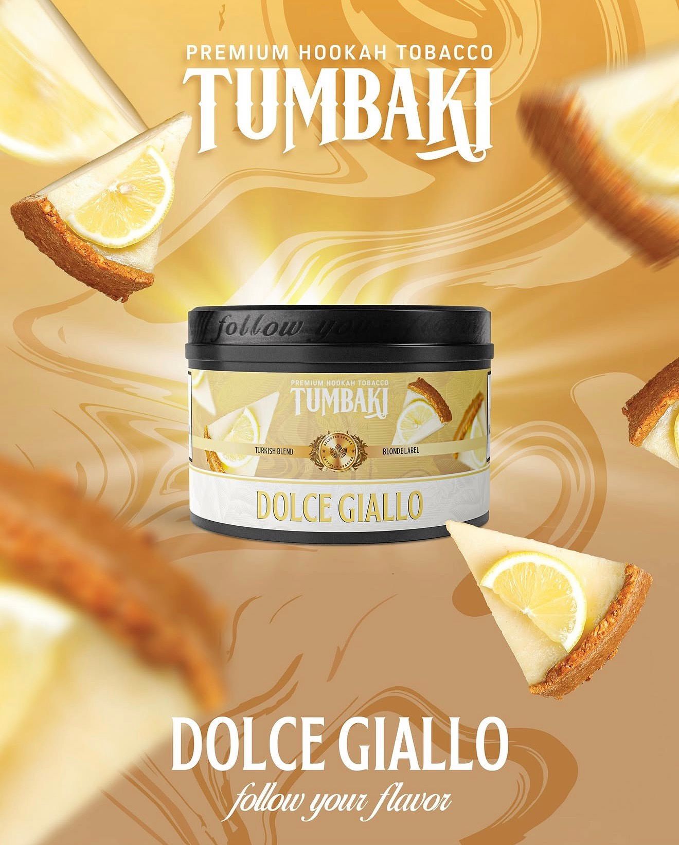 TUMBAKI DOLCE GIALLO NARGİLE TÜTÜNÜ